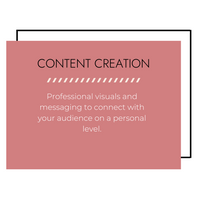 Tile for Content Creation: Professional visuals and messaging for personalized outreach.