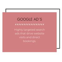 Tile for Google Ads: Targeted search ads to drive website visitors and bookings.